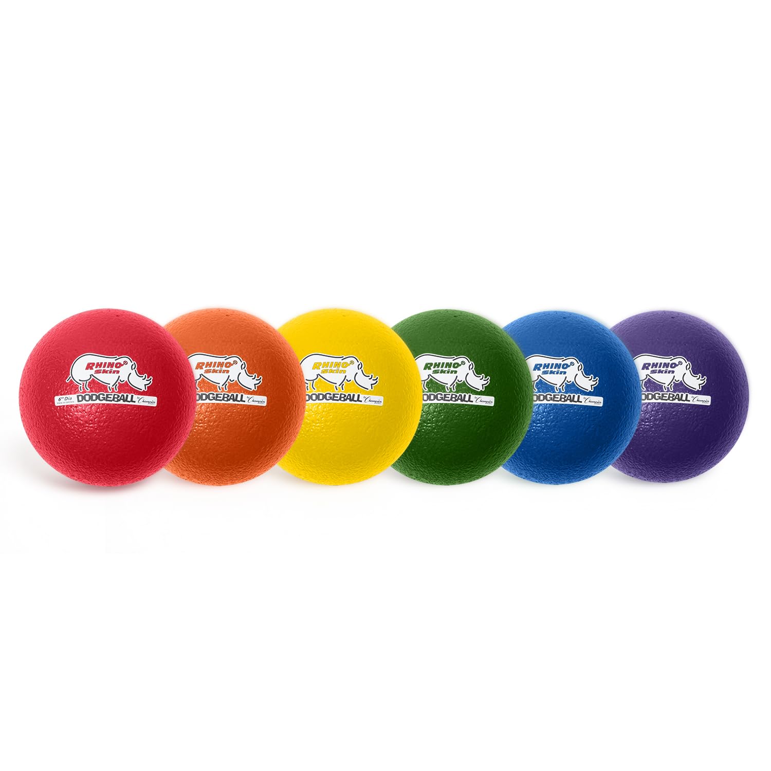 Rhino Skin® Low Bounce Dodgeball Sets & Singles for Playground, PE, Backyard & League Games – Team Sports Equipment for Youth & Adults