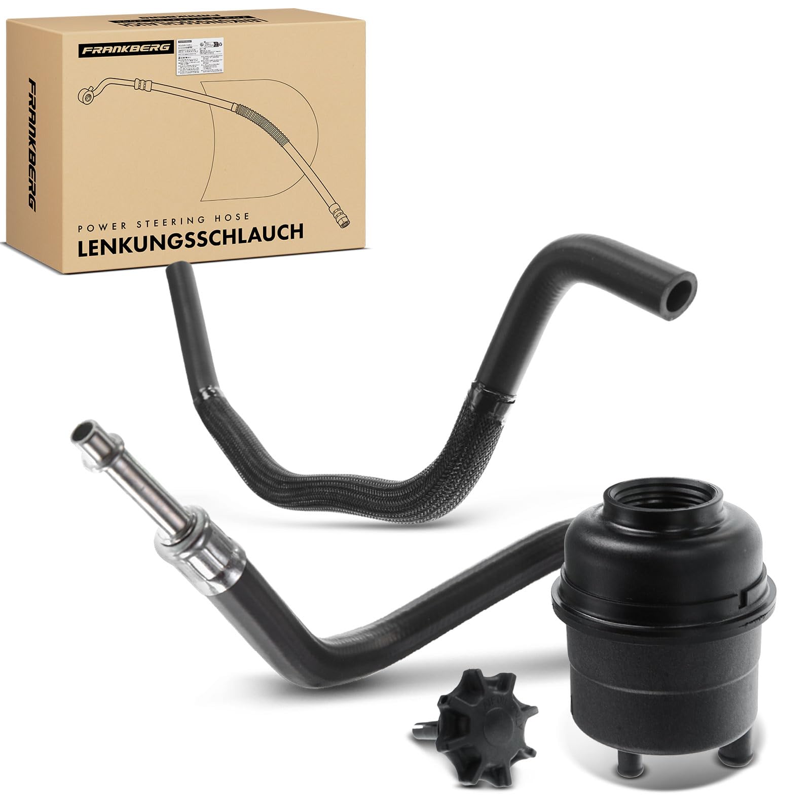 Frankberg 3x Servosterzo Tubo flessibile Compatibile con Serie 5 E39 520i 523i 525i 528i 530i Serie 5 Touring E39 520i 523i 525i 528i 530i Serie 7 E38 728i iL Replace# 32411093130