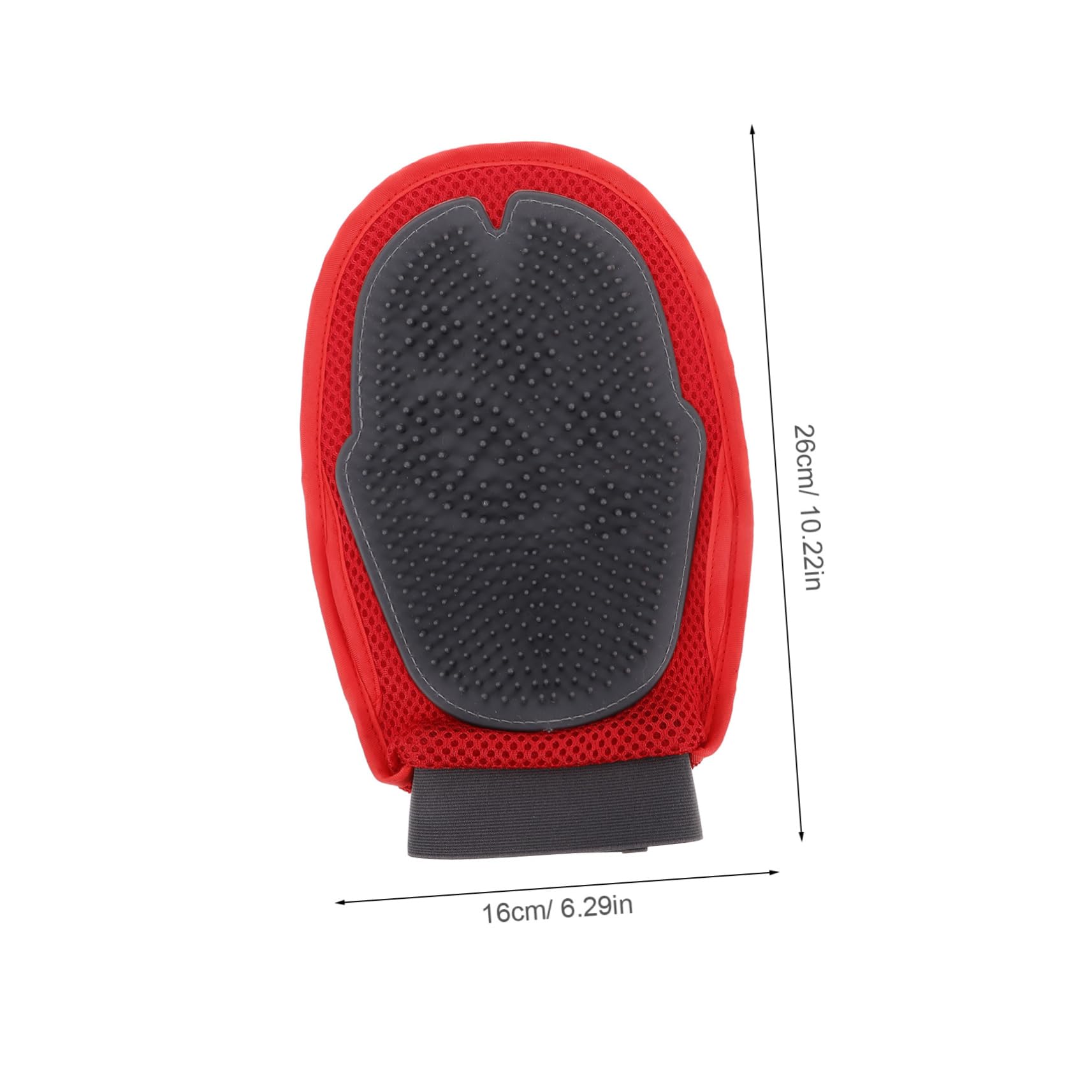 COLLBATH Comfortable Pet Massage Glove Double Sided Brush Pet Grooming Glove Easy Grooming