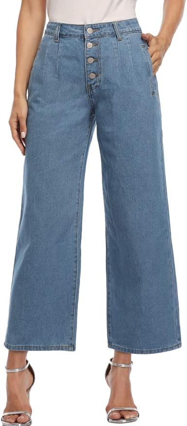 Cuffed high waisted jeans Clearance