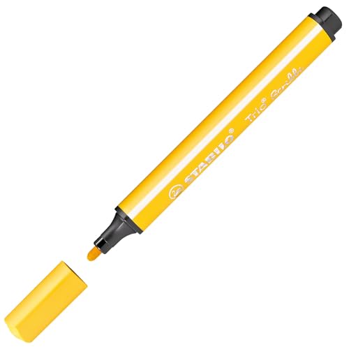 Image of Stabilo Trio Scribbi - Jumbo Triangular Childrens Marker Colouring Pens - Set of 14