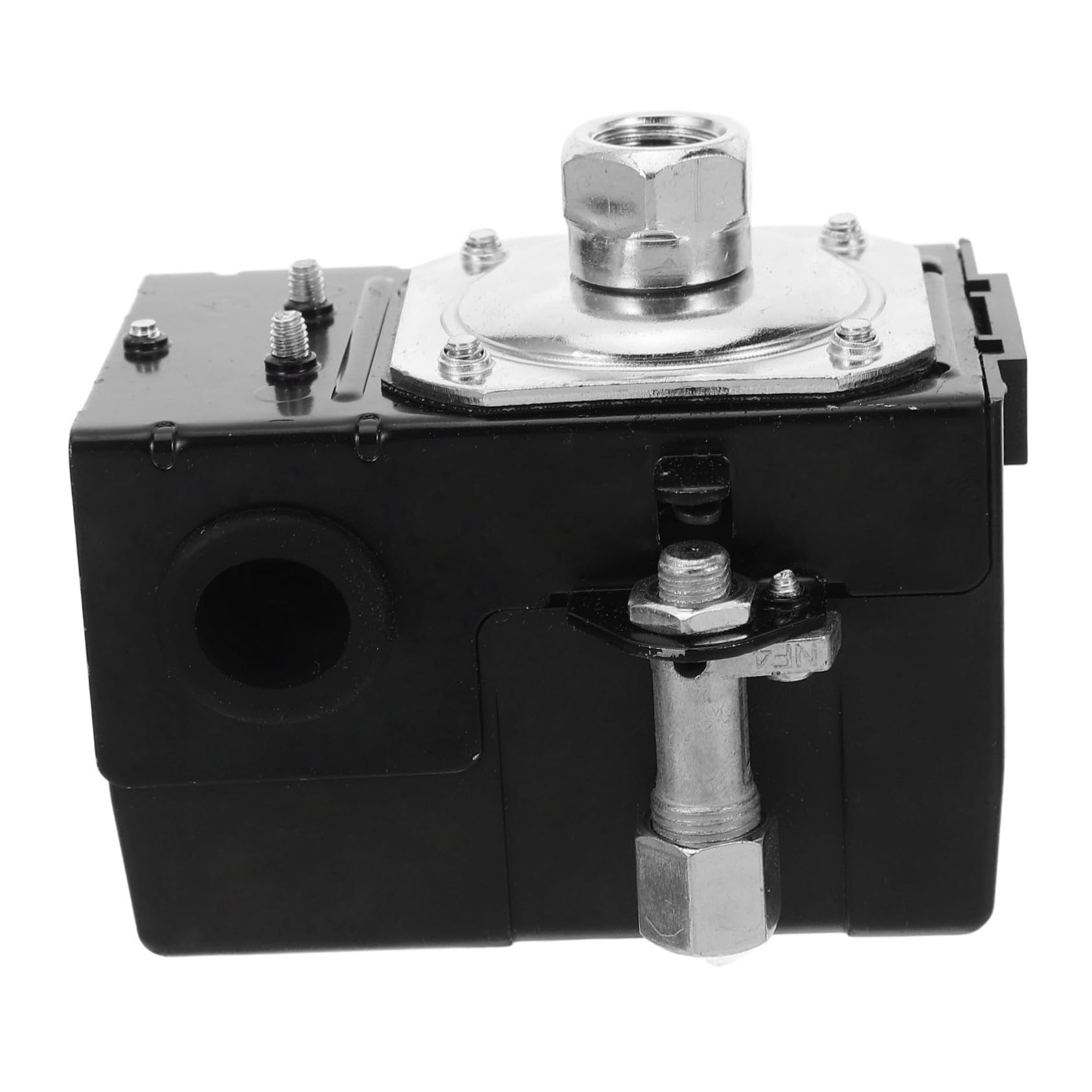 TEHAUX 5 Pièces Commutateur de Pression pour Compresseur Air Poignée Horizontale Réglage Automatique Pression pour Usage Industriel Installation Compacte et Sortie Stable