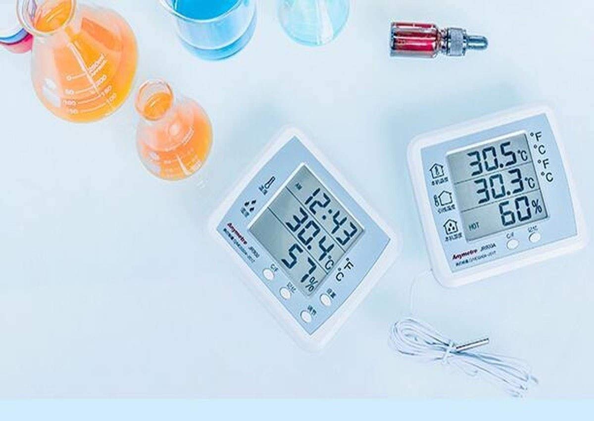 XINGYU Termómetro, termómetro electrónico e higrómetro Laboratorio Pantalla Digital de Alta precisión a Temperatura Ambiente Hogar Termómetro seco y húmedo para Interiores Herramienta Muy