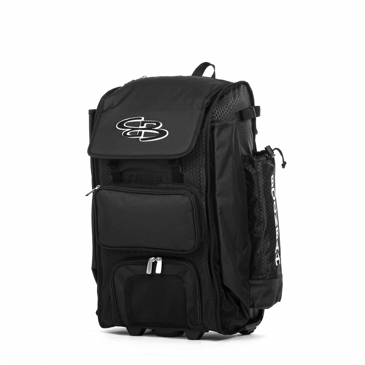 BoombahCatchers Superpack Hybrid Rolling Bat Bag - Multiple Colors - Wheeled & Backpack Version