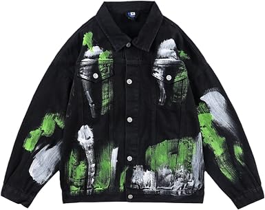 Cotton Motorcycle Biker Jeans Jacket 