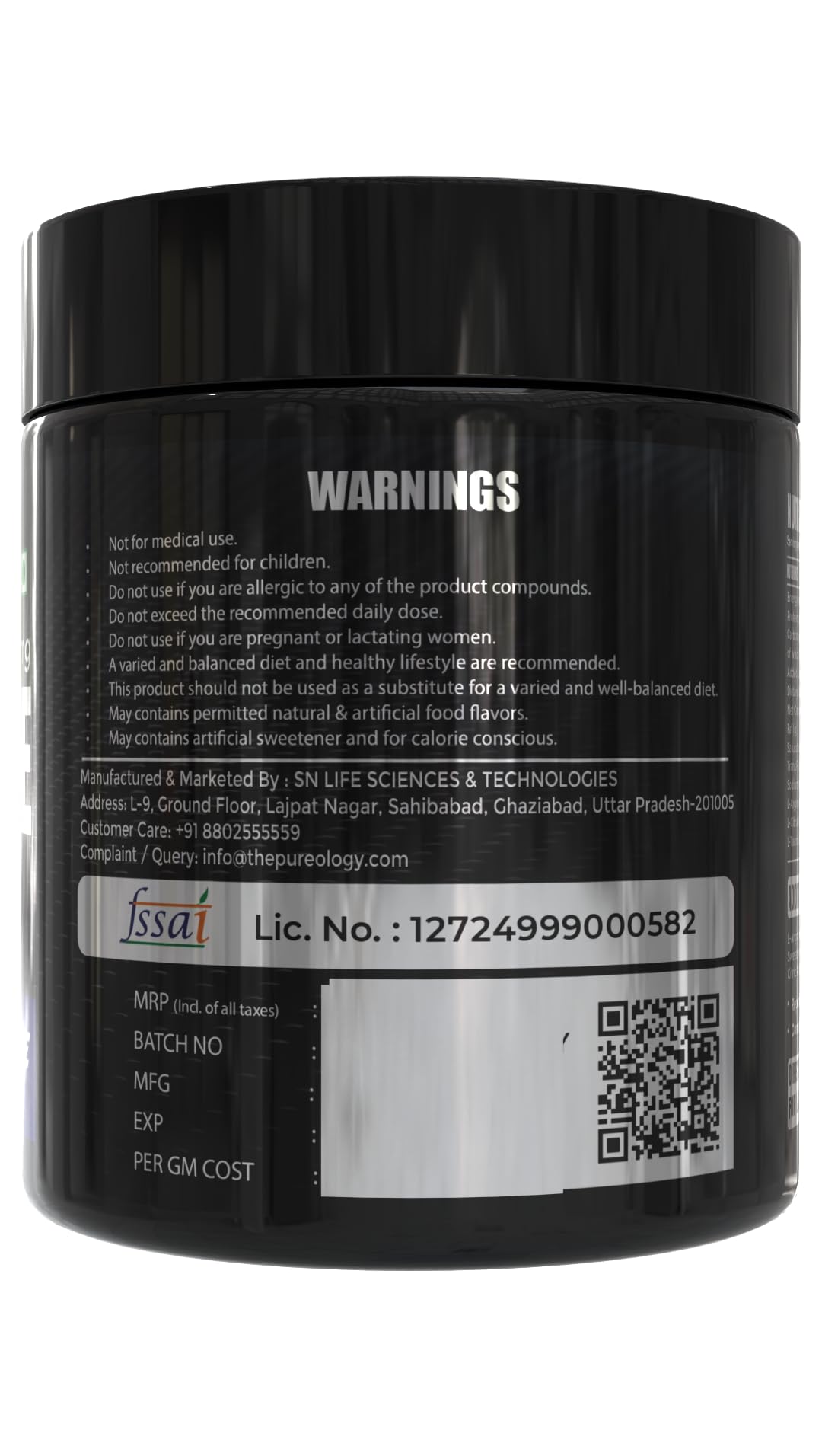 L-Arginine Nitric Oxide Powder, 3000mg with 2000mg Citrulline, Watermelon Flavour, 300g, 60 Servings — Amazon image 3