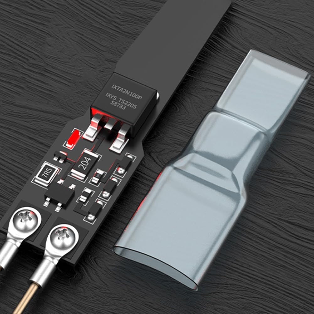 Pluma de descarga de condensador Herramienta de descarga rápida 1000UF 5000UF Instrumento de reparación electrónica con indicador LED (B con 5000 UF)