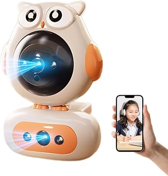 Yoidesu Home Security Camera, 1080P Dual Lens Baby Pet Monitor, 2.4G 2 Way Talk Smart Indoor Security Cam, 360 Deg Panoramic View, Support Phone APP Wi Fi, Built in Mic & Speaker