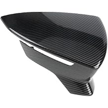 Side Wing Mirror Cover Cap Compatible with Seat Ibiza Mk5 Arona KJ7 2017-2023 Leon Lion MK3 5F ST FR Cupra 2012-2020 Rearview Mirror CaseCarbon Fiber Right