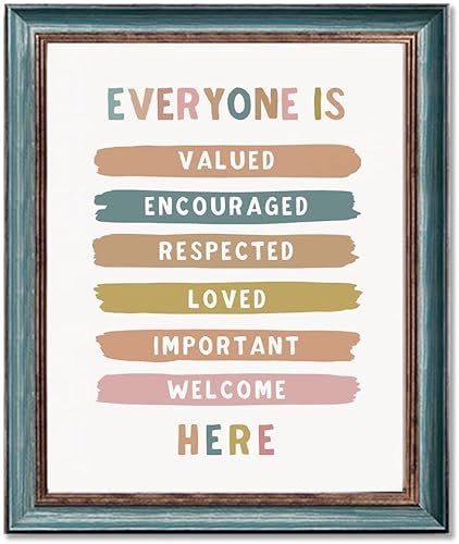Miniatura 5 de Everyone Is Welcome Here, Boho Classroom Decor, Classroom Poster, Educational, Diversity Sign, Back To School Welcome Sign, Inclusive Art Decor,