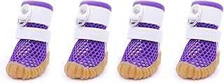 PetPhindU Dog Shoes Breathable Mesh Shoes Summer Indoor Outdoor Dog Shoes Dog Paw Protector Non-Slip Dog Boots