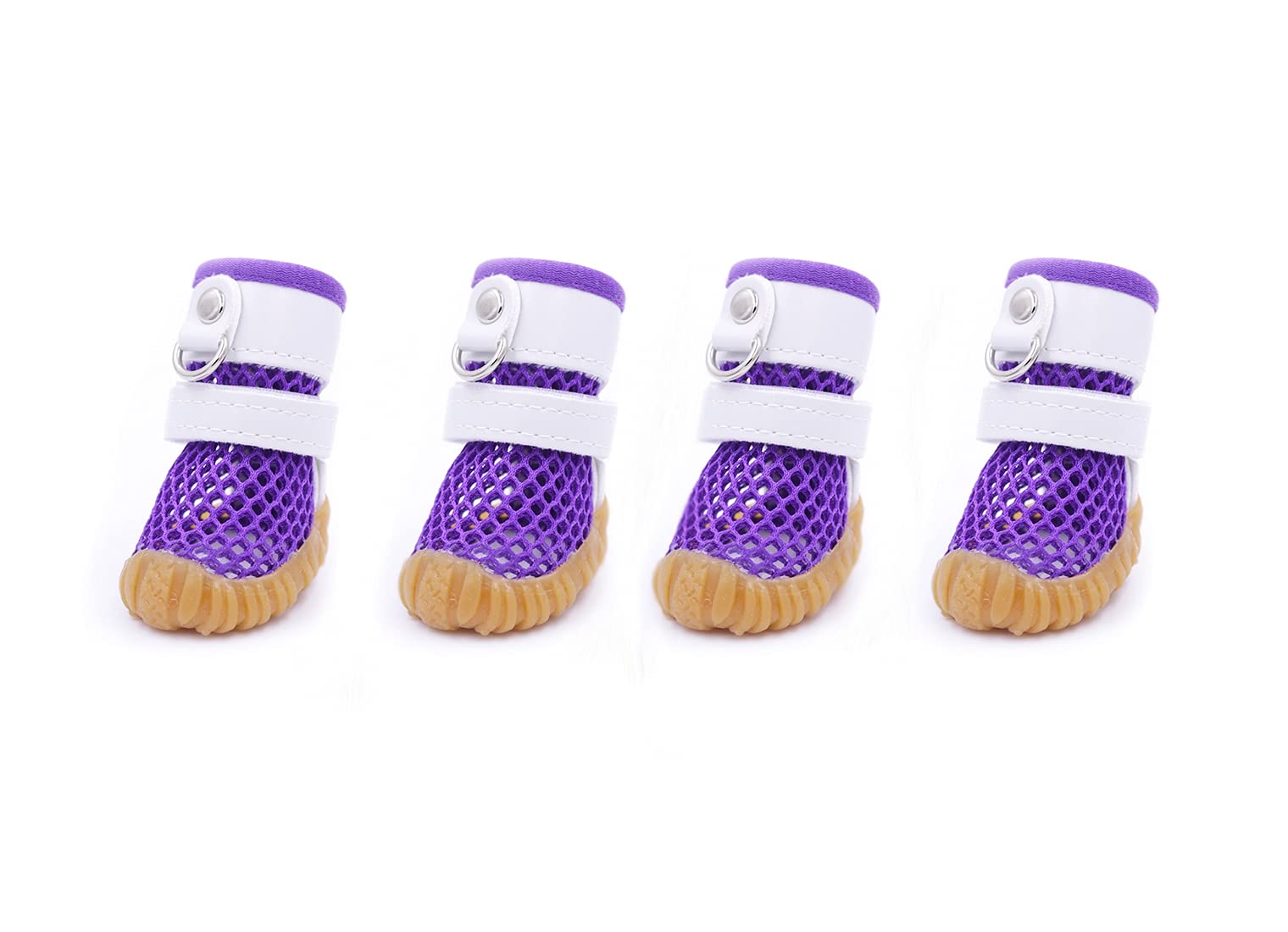 PetPhindU Dog Shoes Breathable Mesh Dog Boots Dog Shoes Indoor Outdoor Dog Shoes Dog Paw Protector Non-Slip Dog Boots Summer Spring Pet Shoes