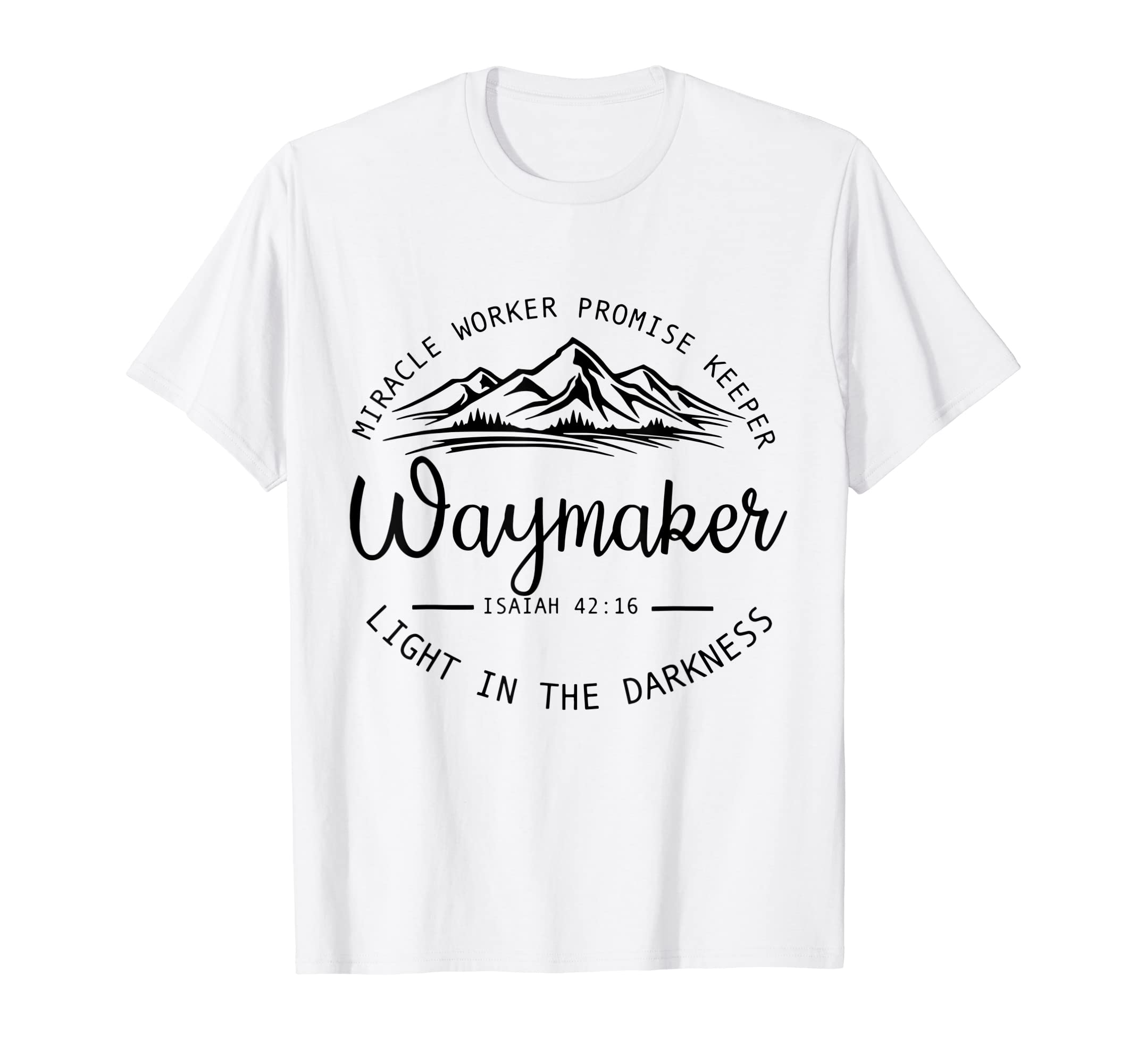 Vintage Waymaker Christian Men Women Apparel Co.Vintage Waymaker Promise Keeper Miracle Worker Christian T-ShirtOEKO-TEX STANDARD 100