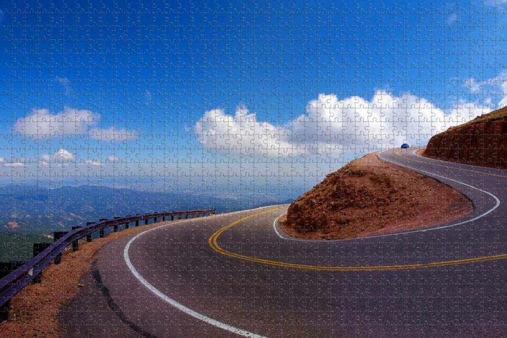 Adult puzzle USA Parm Road puzzle 1000 wooden travel souvenirs