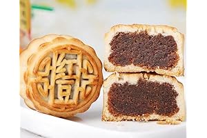 Chinese Specialty Snack Small Moon Cake with Red Bean Paste Flavor 20pcs