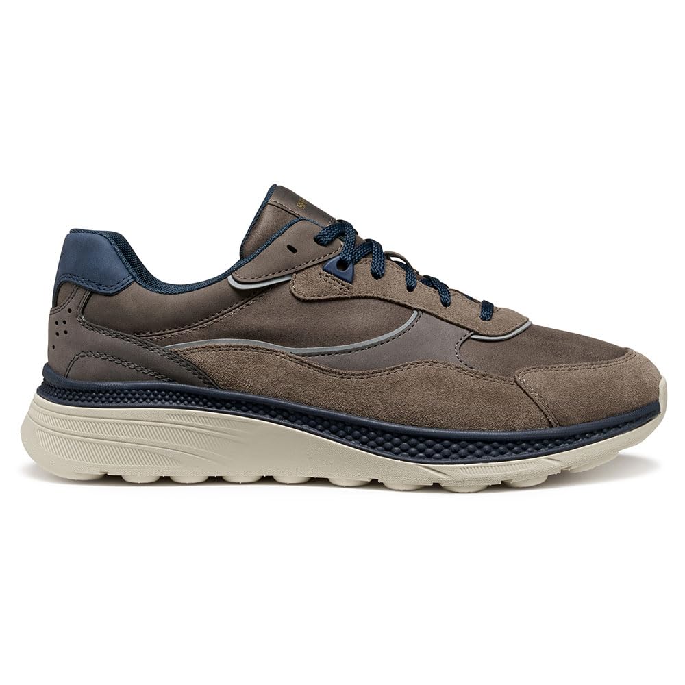 Geox MAN U SPHERICA ACTIF X1 Sneakers Dove Grey/Sand 41_EU