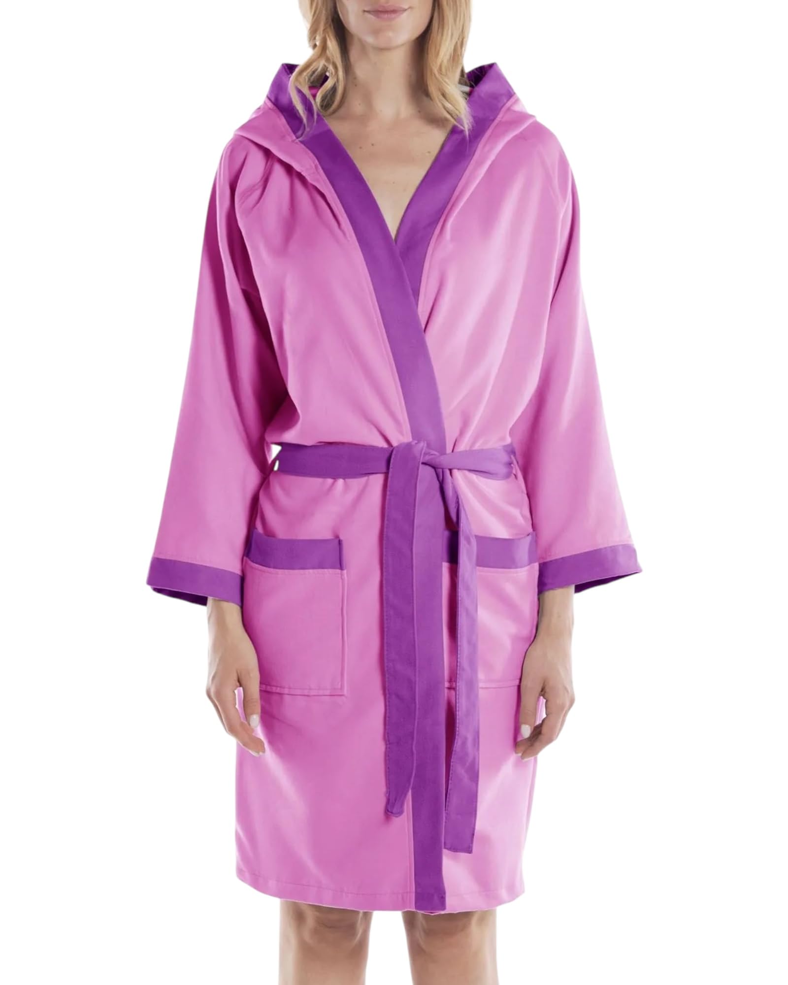 Caleffi 03064 Microfibre Tecno Bicolor Bathrobe