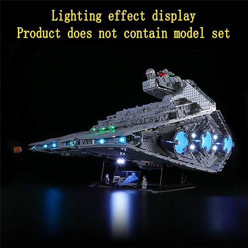 Miniatura 5 de Kit de luces LED (control remoto) compatible con Lego Imperial Star Destroyer - para 75252 (juego de modelos no incluidos)