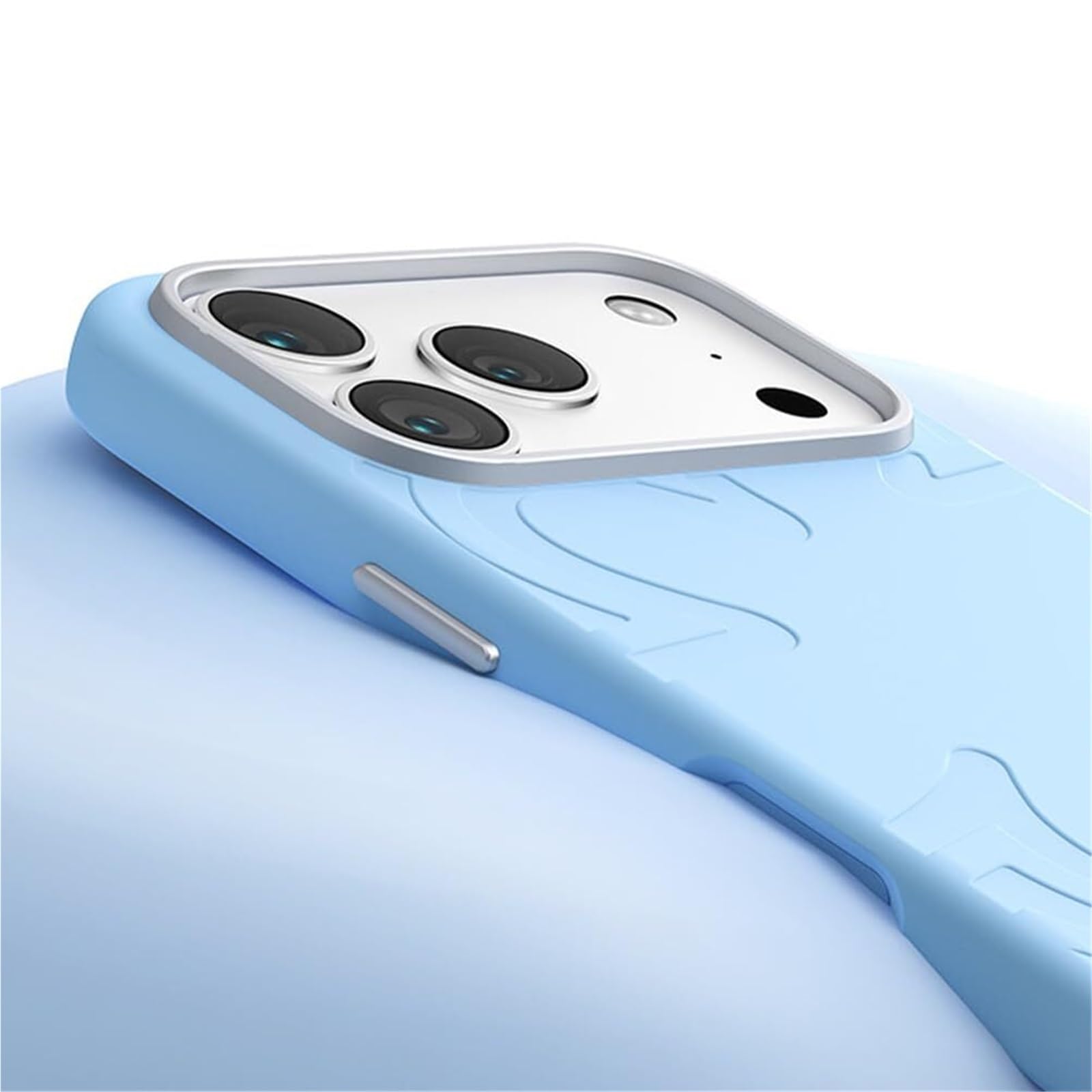 Generico Custodia Sottile In Silicone Liquido Smerigliato For IPhone 17/17 Air/17 Pro/17 Pro Max, Cover Antiscivolo Antiurto Con Fodera In Fibra E Resistenza Agli Urti(Black,17 Pro Max)