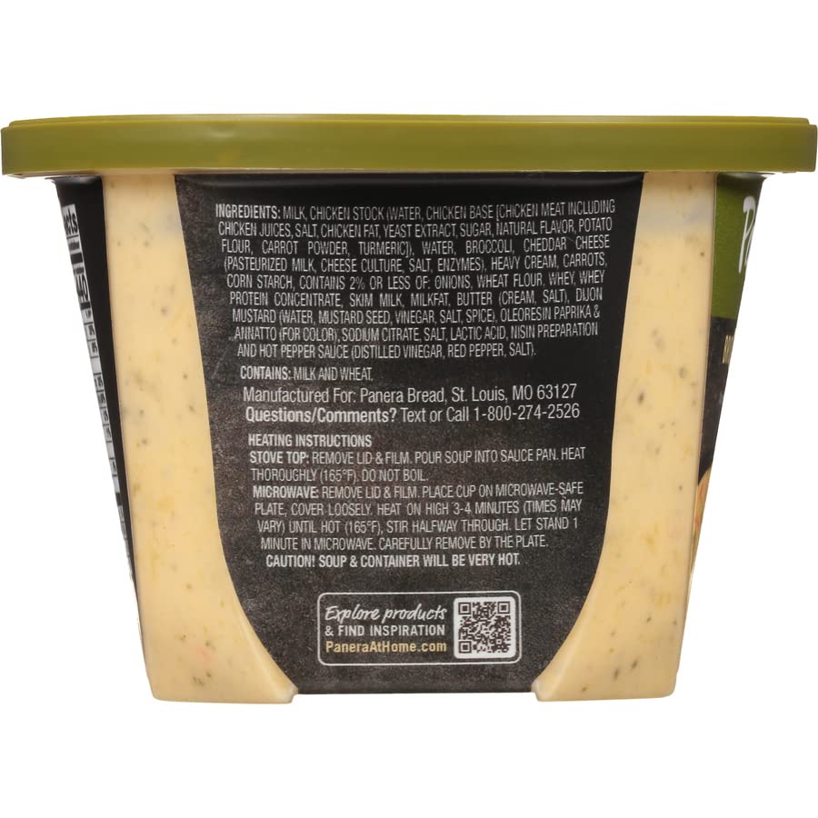 Panera Bread Broccoli Cheddar Soup, 16 oz