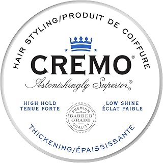 Cremo Premium Barber Grade Hair Styling Cream, Thickening