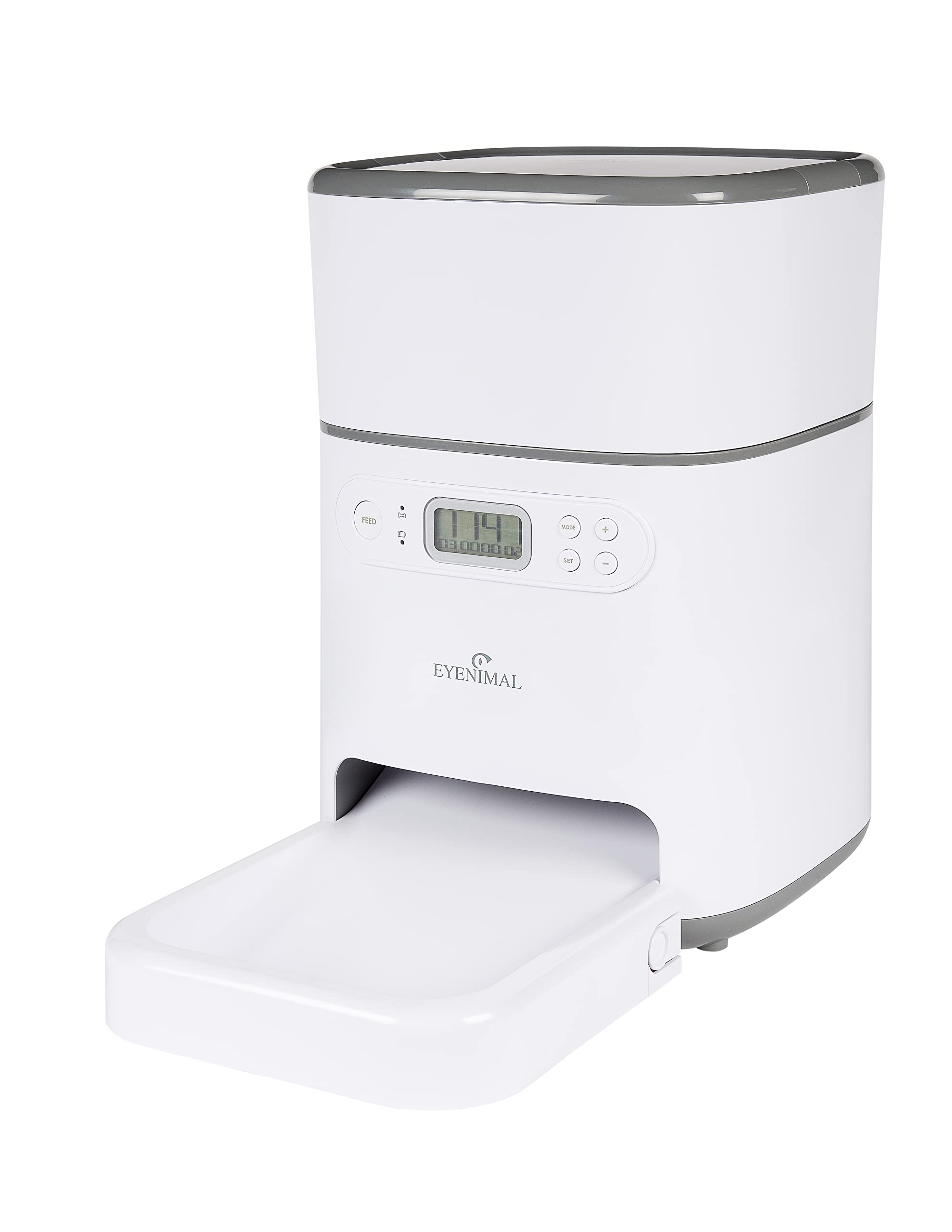Eyenimal Blanc Kibble Dispenser Tiny Pet Feeder