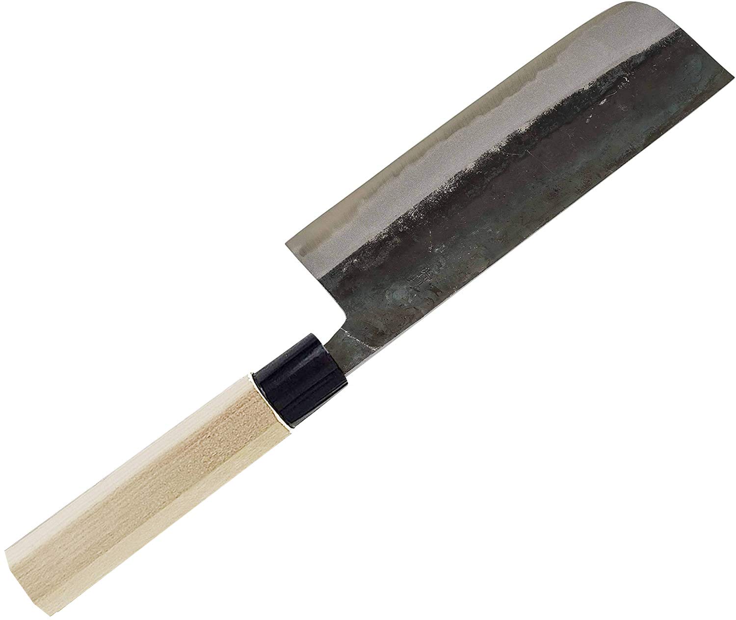 Amazon｜堺刀司 菜切り包丁 シルバー 黒打菜切180mm 正重 黒打 菜切 A