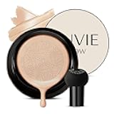Vincofoo Luvie Glow Foundation Cushion, Mushroom Head Air Cushion Cc Cream, Luvie Face Foundation, Long-Lasting Moisturizing Concealer Brighten, Even Skin Tone for All Skin Types