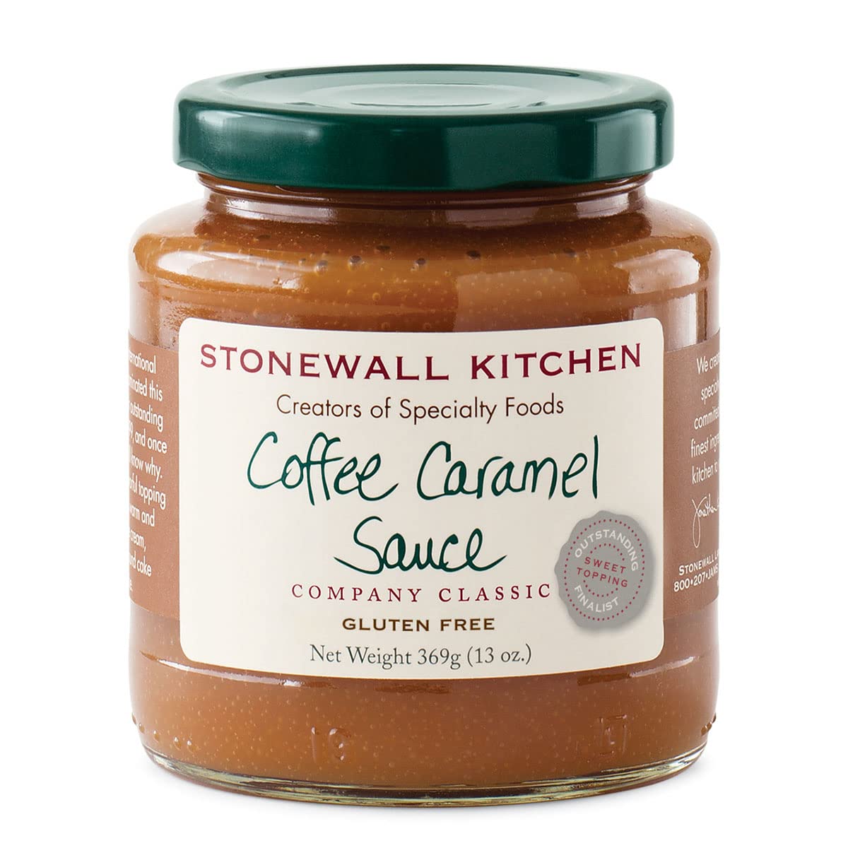 Stonewall Kitchen Salsa, caffè caramello, 13 once Oro