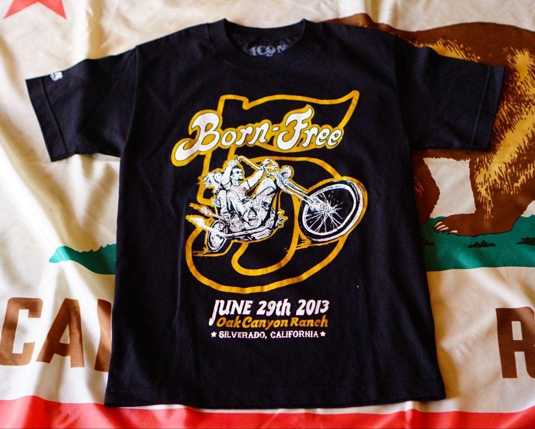 Amazon.co.jp: Born free 5 Tシャツ S ボーンフリー ハーレー 長瀬