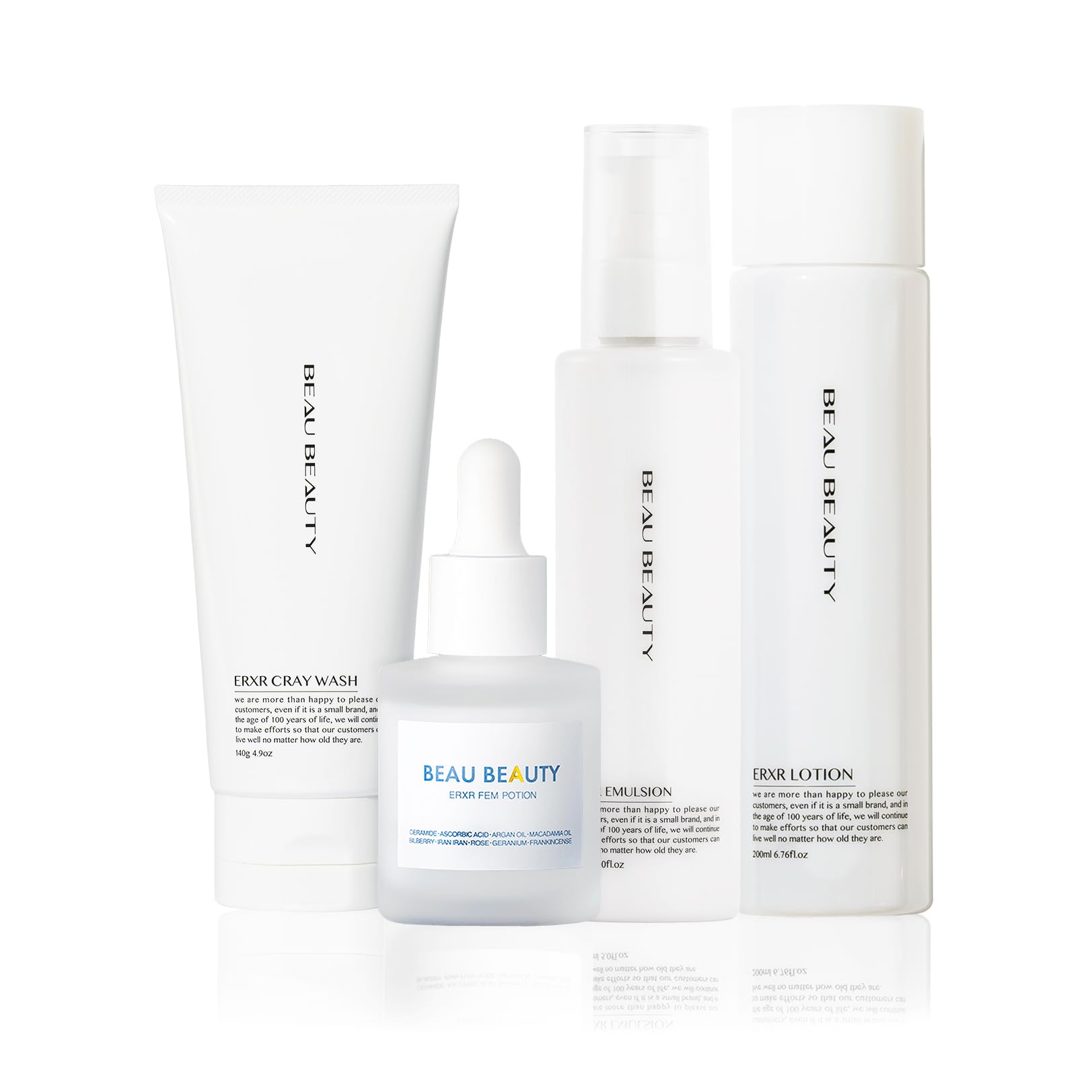 Amazon.co.jp: BEAU BEAUTY 女性用スペシャル4点セット（洗顔フォーム