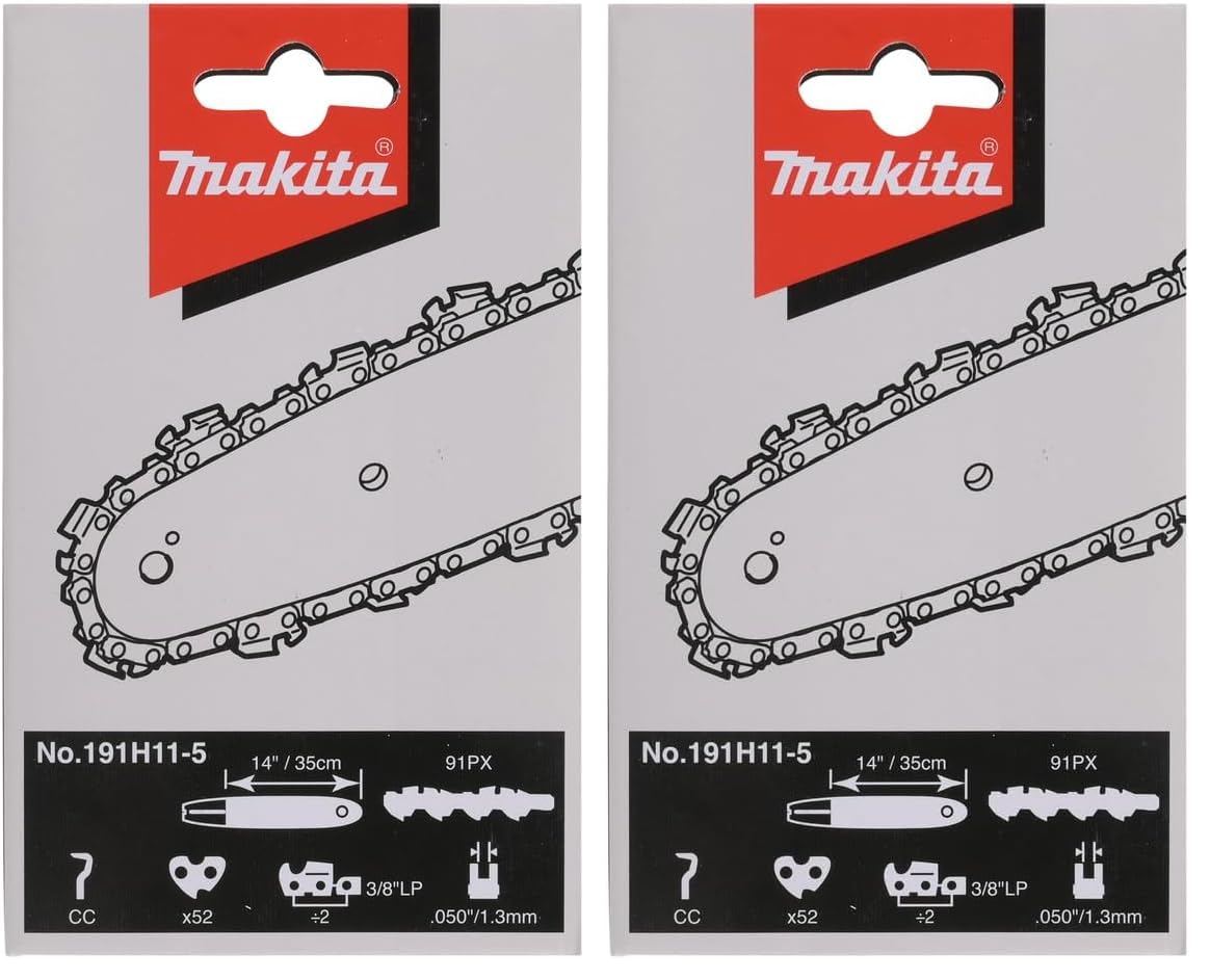 Makita Chaine 91PX 35cm lot de deux chaines de rechange 191H11-5