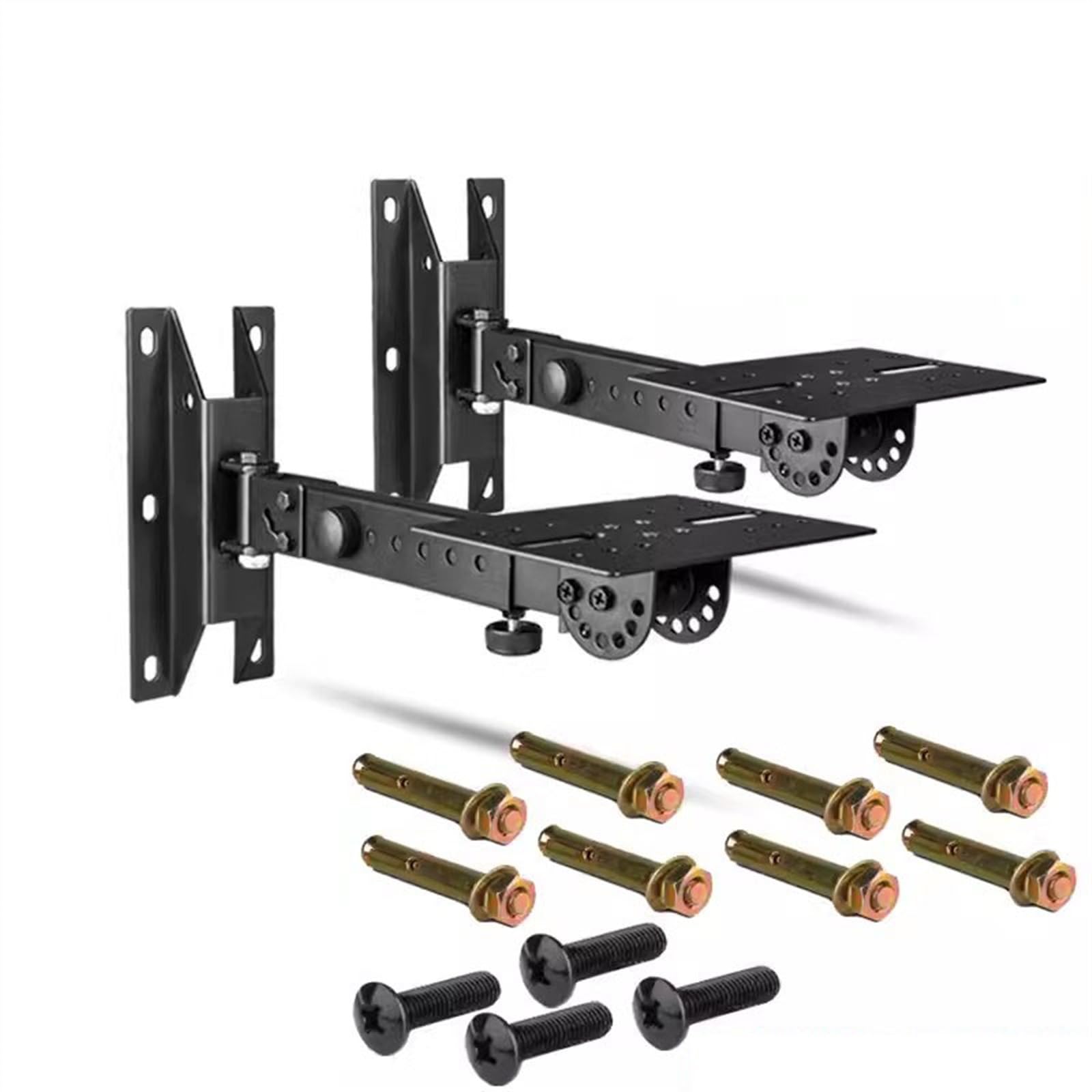 Soporte de pared para altavoz, soporte de audio profesional, soporte grueso, soporte para altavoz envolvente, soporte de montaje en pared, soportes para monitor de estudio (27 cm)