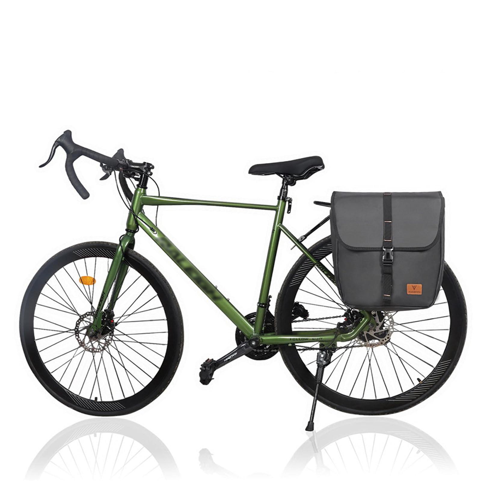 Fahrradtasche Fahrradtaschen Gepäckträgertasche Wasserdicht Radfahren Tasche Große Kapazität Gepäckträger Trunkbag (2 Stück)