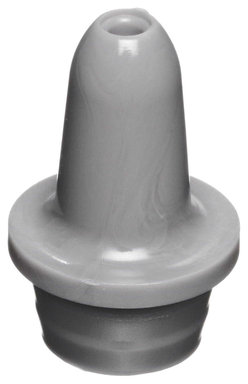 Wheaton W242415-A 13mm LDPE Dropping Bottle Tip, Use With 13-425 Screw Cap And 6mL Dropper Bottle, Gray (Case Of 1000)