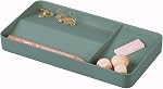 Blue Ginkgo Organisateur de bureau – Entreposage de bureau coréen pour stylos, billets, courrier et fournitures (vert)
