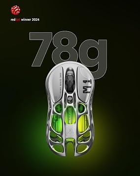 GravaStar Mercury M1 Pro Tri-Mode Wireless Gaming Mouse