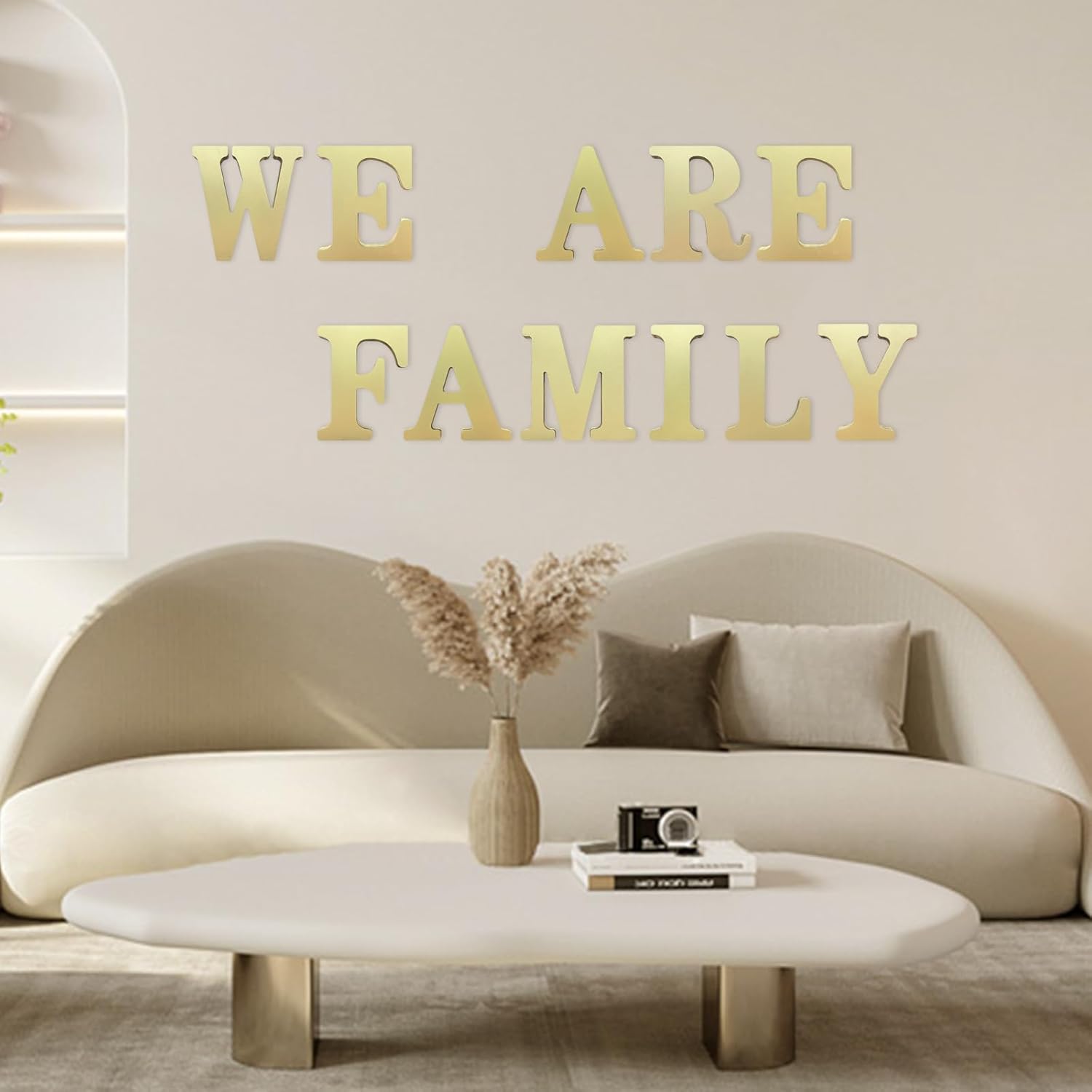 6 Inch 3D Golden Wooden Letters, Unfinished Wood Alphabet for Letter Board - Wall Decor - DIY - Painted - Educational - Home Wall Decoration (Letter T)