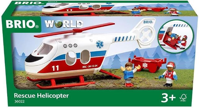 36022 BRIO Rettungshubschrauber - Empfohlen für Kinder ab 3 Jahren