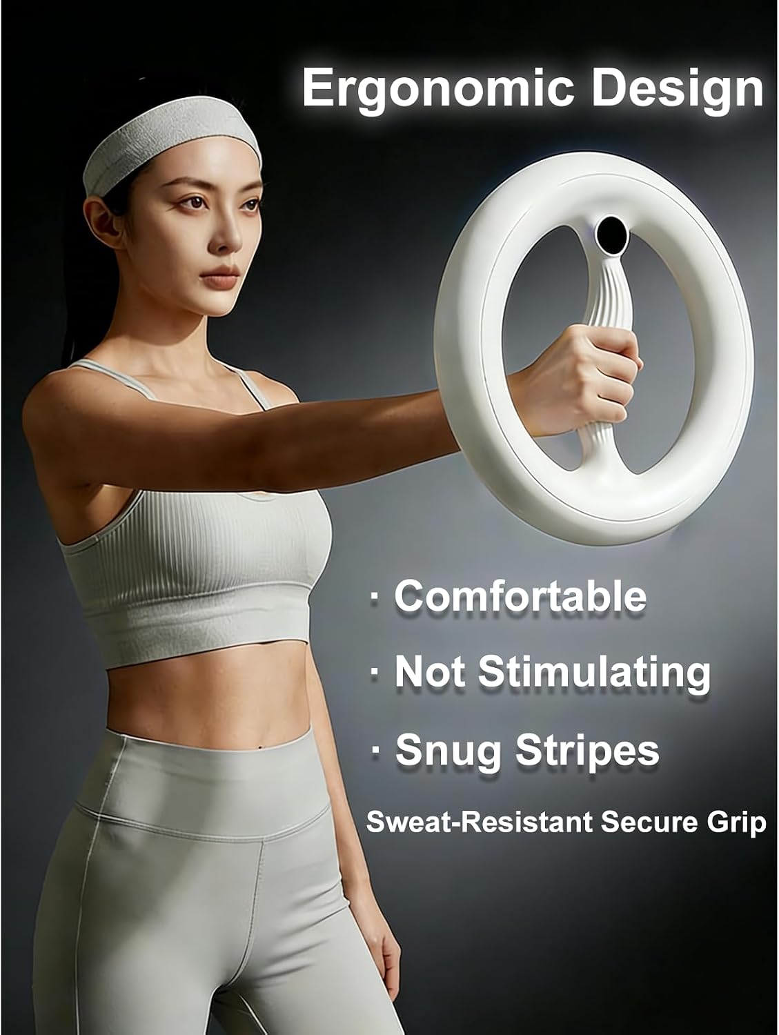 Arm Workout Equipment for Women,Eliminates Flabby Arms,Infinity Hoop for Arms,360° Hand Crank Forearm Trainer, Arm Lifting Device for Home Gym,Shoulder Reliever Ball Swing