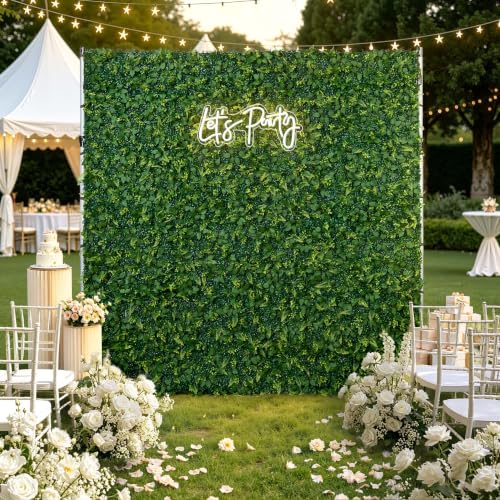 Artificial Flower Wall Green Grass Backdrop for Weddings