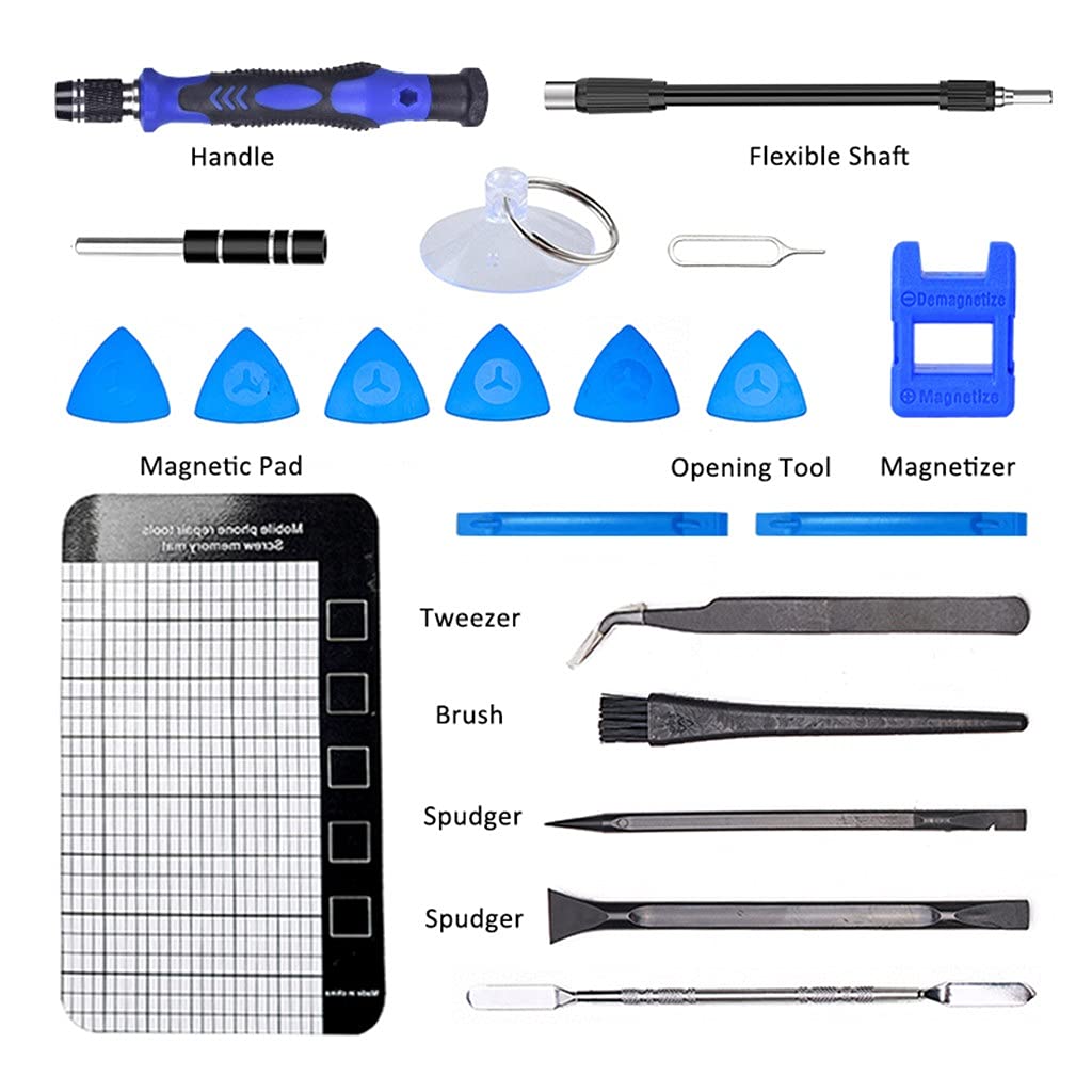 Juego de Destornilladores de precisión 140 en 1 CR-V Destornillador bits Destornillador Hexagonal Torx magnético bits Kit de Herramientas de reparación electrónica