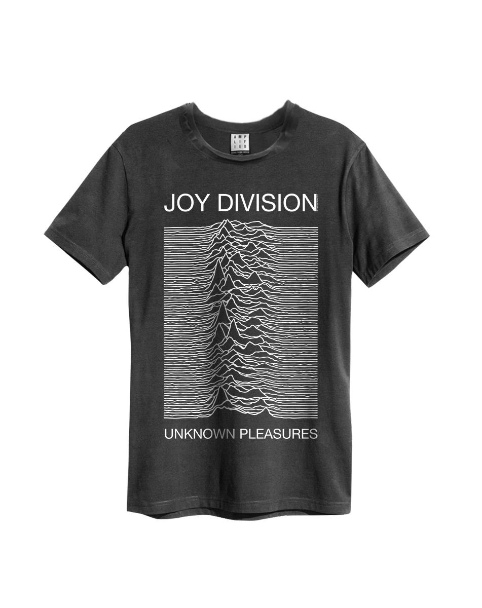 Amplified Men's Joy Division -Unknown Pleasures T - Shirt