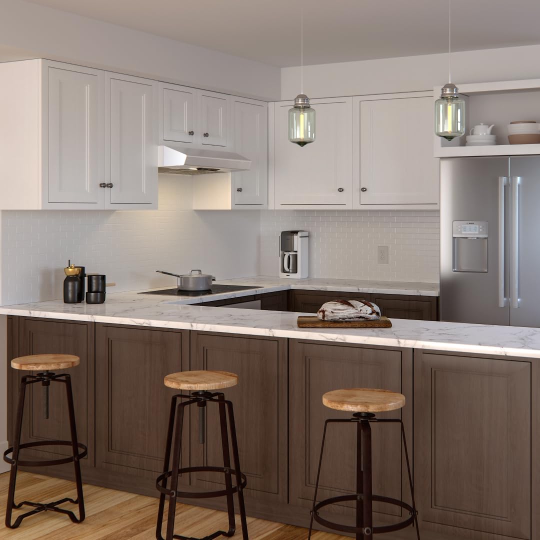 Zephyr 30 Inch Wide Under Cabinet Range Hood Breeze I - 250 CFM with LED Lights - Stainless Steel (AK1100B)