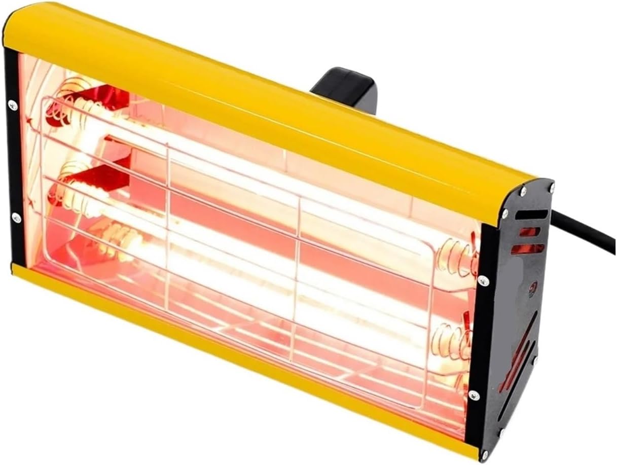 Paint Curing Lamp, Infrared Paint Curing Lamp Handheld Baking Shortwave Drying Hot Dryer Heating Car Body Repair,for Bodywork Paint Drying
