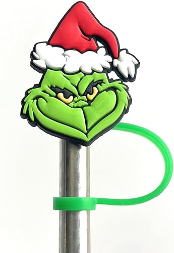 Miniatura 4 de Paquete de 6 adornos de paja de Navidad de 0.315 in de tamaño (paquete de Navidad)