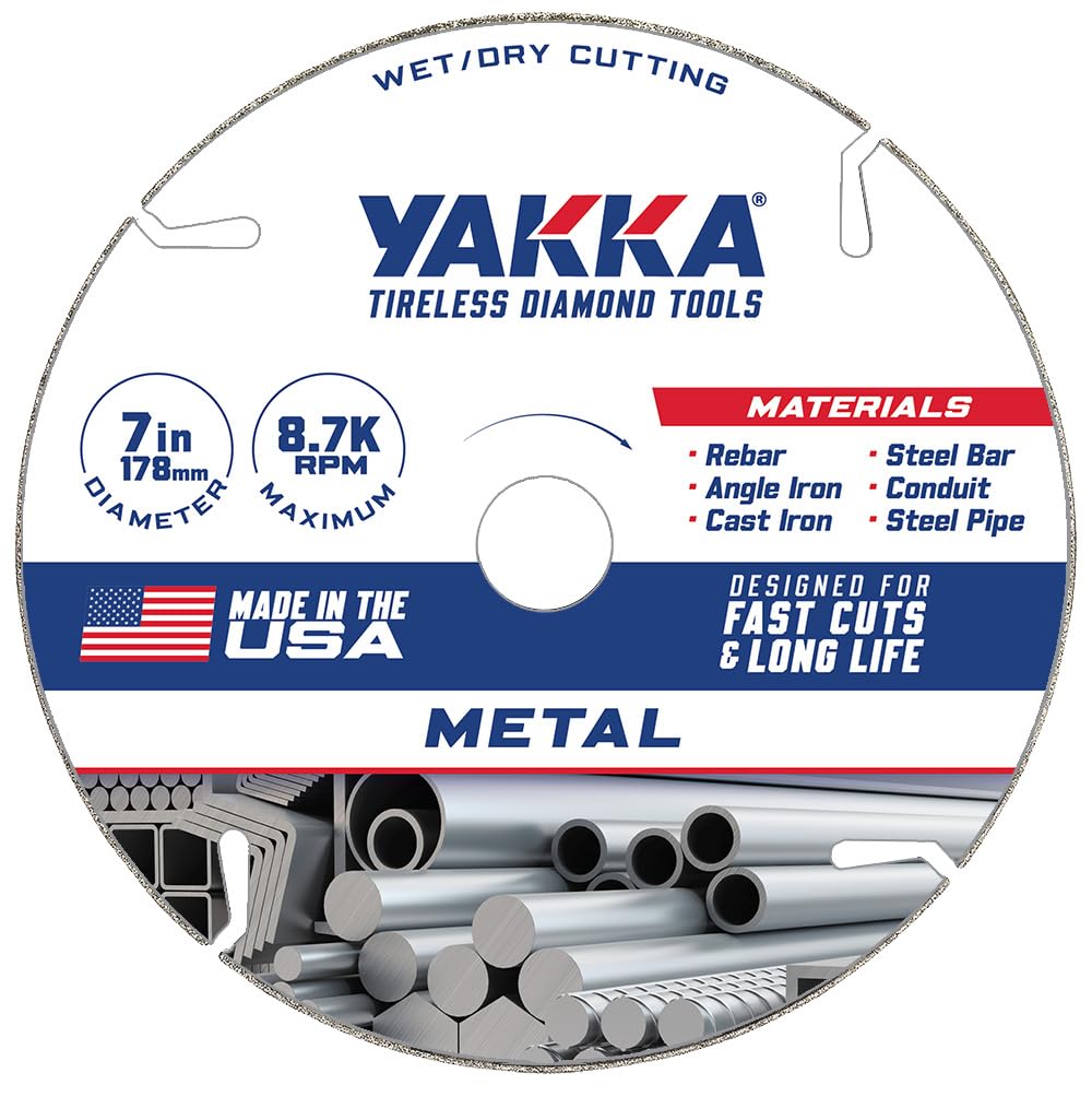 Yakka Diamond Metal Cutting Blades - Long Lasting -1