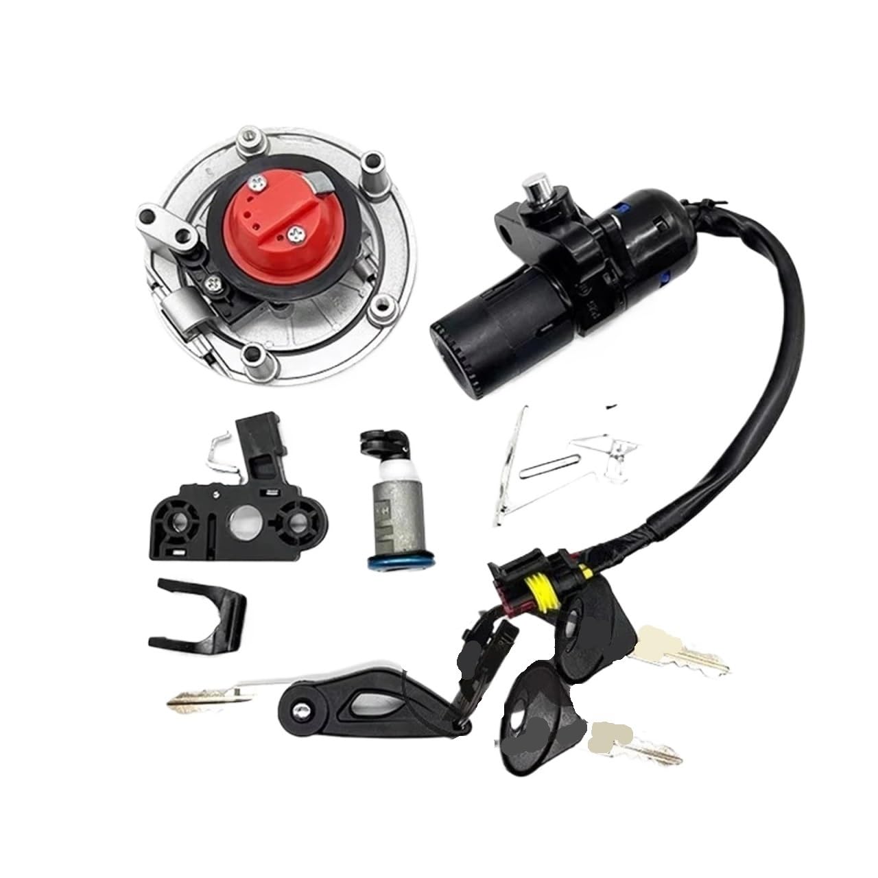 Interruptor De Encendido para BN150S BJ150-31 para Keeway RKF 125 Interruptor De Encendido Motocicleta Llave Conjunto Bloqueo Tanque Combustible