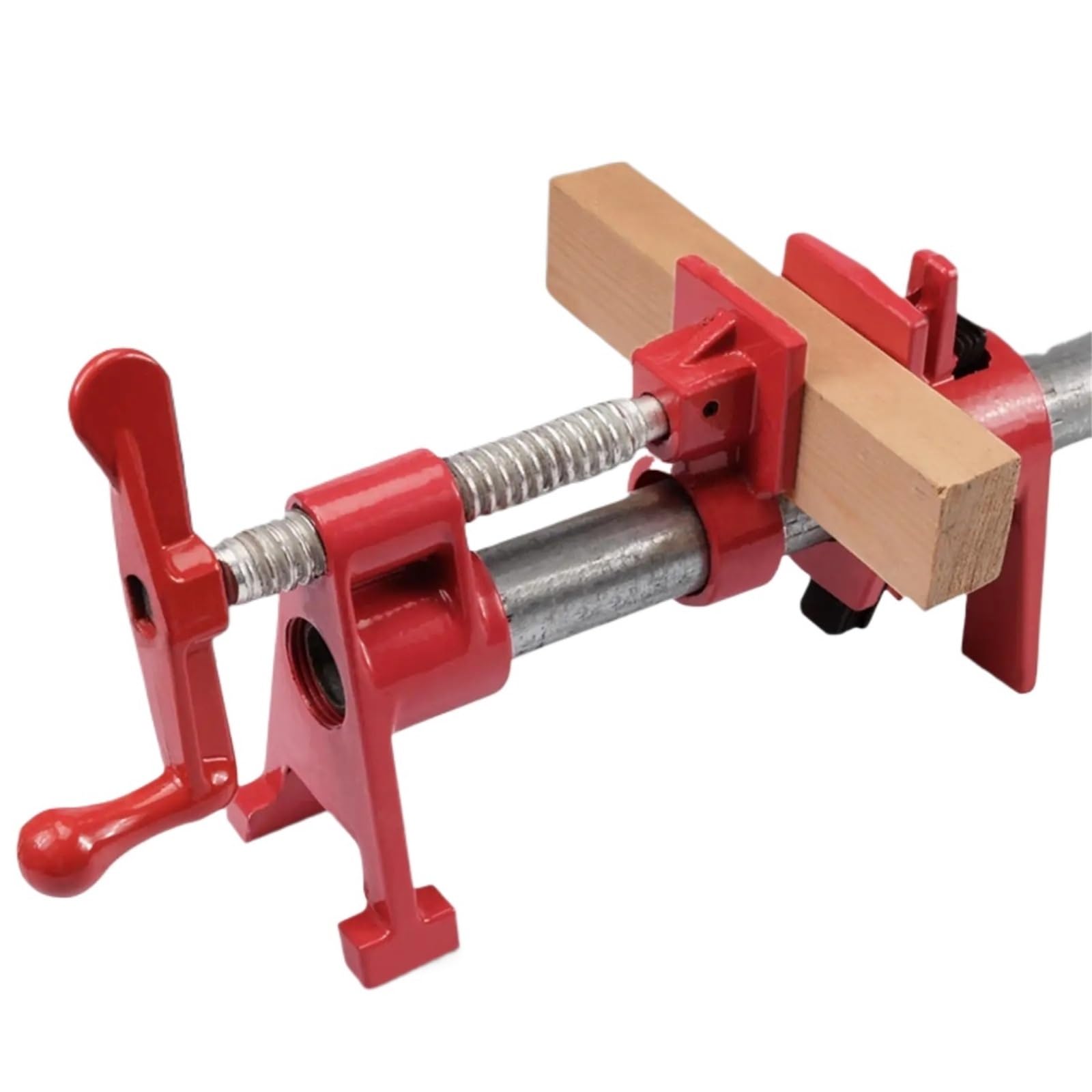 Zwcshuu One Color Pipe Clamp Woodworking 3/4" Wood Gluing Pipe Clamp Set Metal