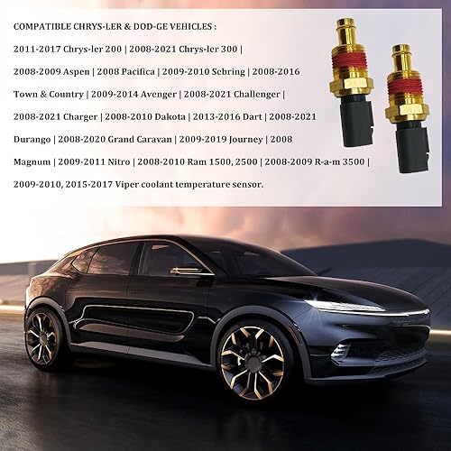 Miniatura 6 de Sensor de temperatura del refrigerante del motor, sensor de temperatura del agua, sensor de temperatura ECT de piezas de automóvil compatible con